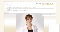 Desktop Screenshot of drklingmann.de